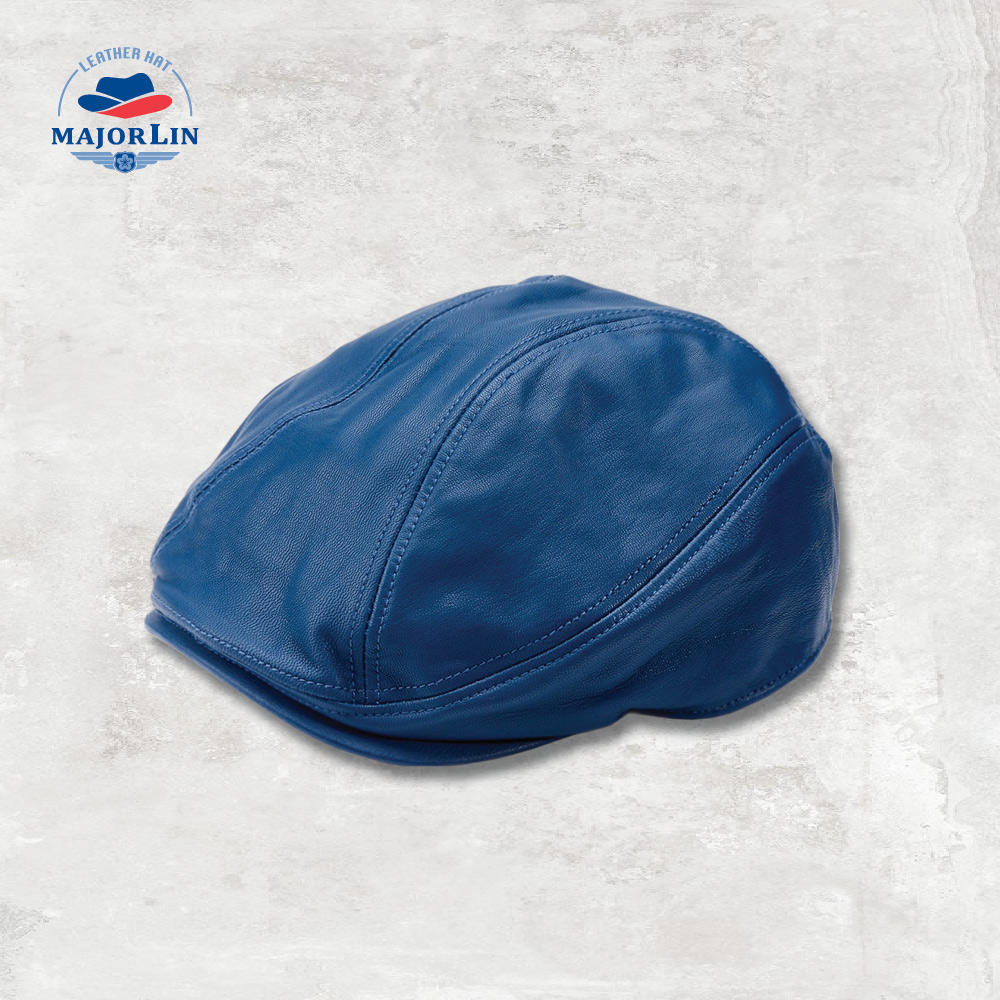 【MajorLin】 扁帽 - 自然紋_XL海軍藍