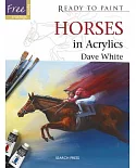 Horses in Acrylics