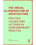 The Social (Re)production of Architecture: Politics, Values and Actions in Contemporary Practice