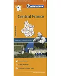 Michelin Regional Maps Central France