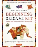Nick Robinson’s Beginning Origami Kit: 72 Folding Papers, 20 Models