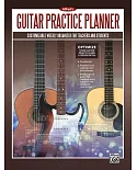 Alfred’s Guitar Practice Planner: Customizable Weekly Organizer for Teachers and Students