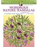 Wondrous Nature Mandalas: Coloring Book with a Hidden Picture Twist