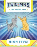Pin Pals High Five!: 2 Enamel Pins