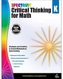 Spectrum Critical Thinking for Math Kindergarten