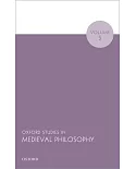 Oxford Studies in Medieval Philosophy