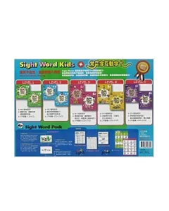 Sight Word Kids 看漫畫開口說英語(全套10本)+常見字互動字卡