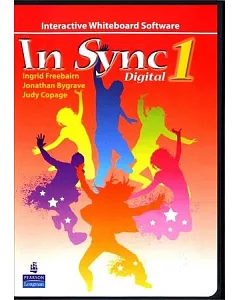In Sync (1) Digital Interactive Whiteboard Software CD/1片