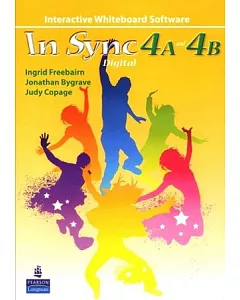 In Sync (4A&4B) Digital Interactive Whiteboard Software CD/1片