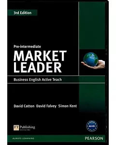 Market Leader 3/e (Pre-Int) Active Teach CD-ROM/1片