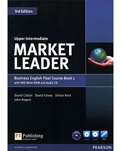 Market Leader 3/e (Upp-Int) Flexi Course Book 1 with DVD-ROM/1片 and Audio CD/1片