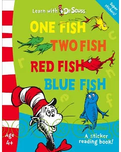Learn with dr seuss - One, Fish, Two Fish, Red Fish, Blue Fish, with sticker sheet