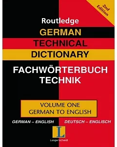 German Technical Dictionary/Worterbuch Fur Technik Englisch: German-English/Deutsch-Englisch