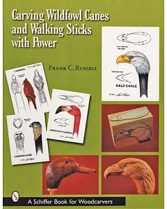 carving Wildfowl canes And Walking Sticks With Power