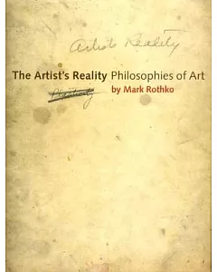 Artist’s Reality: Philosophies of Art