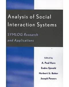 Analysis Of Social Interaction Systems: SYMLOG Research And Applications