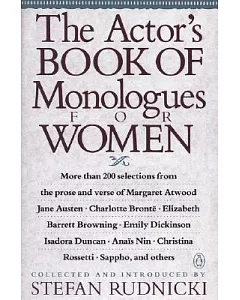 The Actor’s Book of Monologues for Women: From Non-Dramatic Sources
