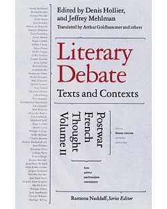 Literary Debate: Texts and Contexts