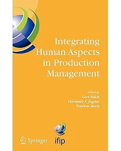 Integrating Human Aspects In Production Management: IFIP TC5/ WG5.7 Proceedings Of The International Conference On Human Aspects