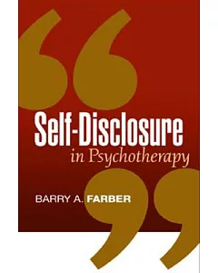 Self-disclosure in Psychotherapy