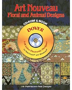 Art Nouveau Floral And Animal Designs