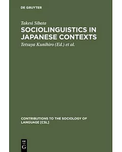 Sociolinguistics in Japanese Contexts