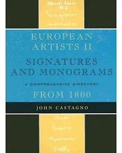 European Artists II: Signatures and Monograms