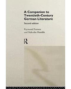 A Companion to Twentieth-Century German Literature