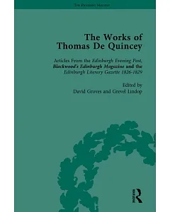 The Works of Thomas De Quincey: Volumes 1, 2, 3, 4, 5, 6, 7