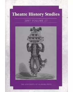 Theatre History Studies 2007