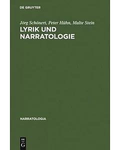 Lyrik Und Narratologie: Text-Analysen Zu Deutschsprachigen Gedichten Vom 16 Bis Zum 20 Jahrhundert