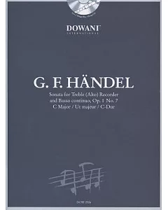 Sonata for Treble Alto Recorder and Basso Continuo, Op. 1 No. 7 C Major/Ut Majeur/C-dur