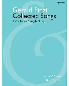 Collected Songs for High Voice: 7 Cycles or Sets, 44 Songs