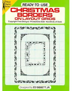 Ready-To-Use Christmas Borders on Layout Grids