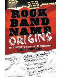 Rock Band Name Origins: The Stories of 240 Groups and Performers