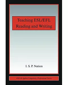 Teaching ESL/EFL Reading And Writing