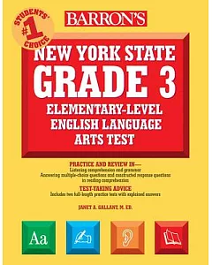 Barron’s New York State Grade 3 Elementary-Level English Language arts Test