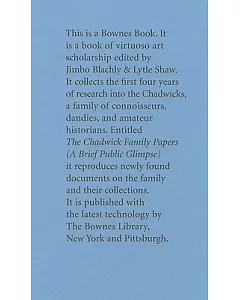 The Chadwick Family Papers: A Brief Public Glimpse