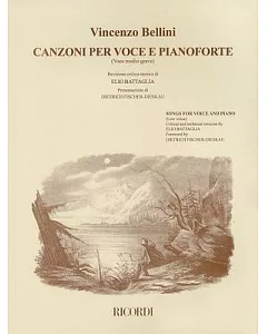 Vincenzo Bellini - Canzoni Per Voce: Songs for Voice And Piano