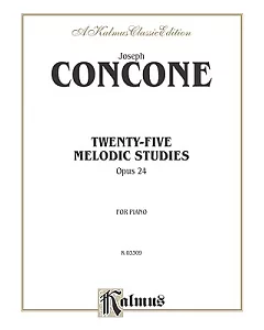 Twenty-Five Melodic Studies, Opus 24: For Piano