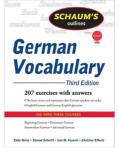 Schaum’s Outline of German Vocabulary