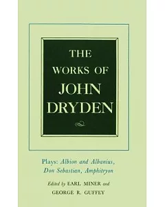 Works of john Dryden: Plays Albion and Albanios Don Sebastian Anphitryon