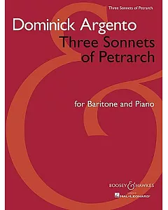 Three Sonnets of Petrarch: For Baritone and Piano