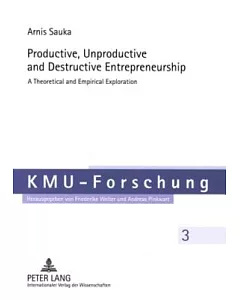 Productive, Unproductive and Destructive Entrepreneurship: A Theoretical and Empirical Exploration
