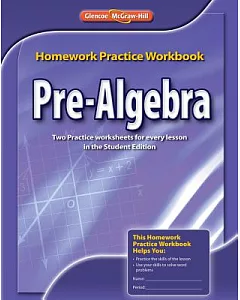 Pre-algebra: Homework Practice Workbook