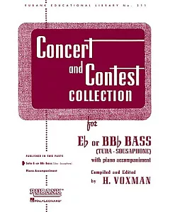 Concert and Contest Collections: Eb or Bbb Bass Tuba - Solo Part