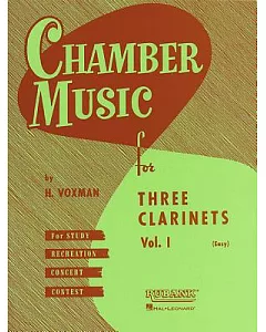 Chamber Music for Three Clairinets Easy: Full Score