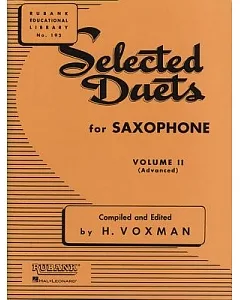 Selected Duets for Saxophone: Advanced