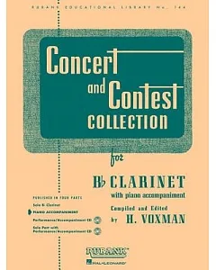 Concert and Contest Collection: For B Flat Clarinet with Piano Accompaniment