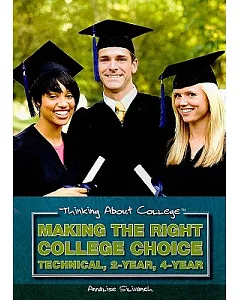 Making the Right College Choice: Technical, 2-year, 4-year